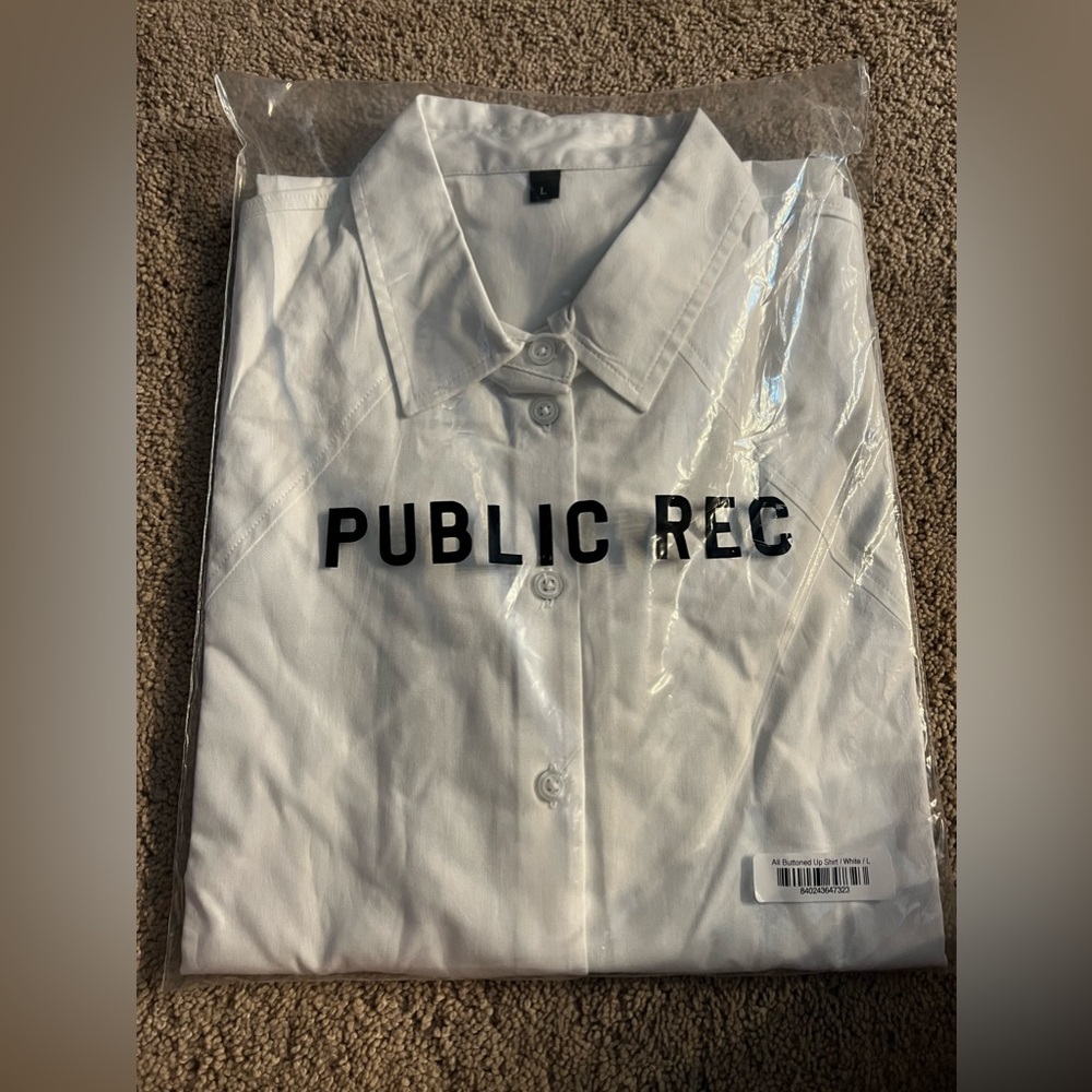 Womens Public Rec button up shirt